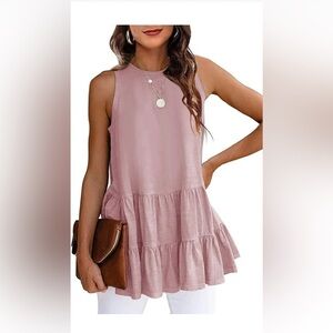 HAEOF Tiered Tank Top – Size Large (NWT)